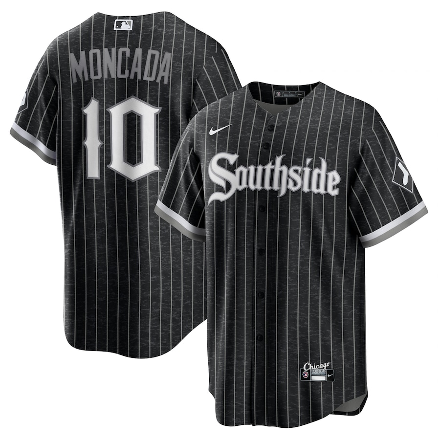 Yoan Moncada Chicago White Sox City Connect Player Jersey Black