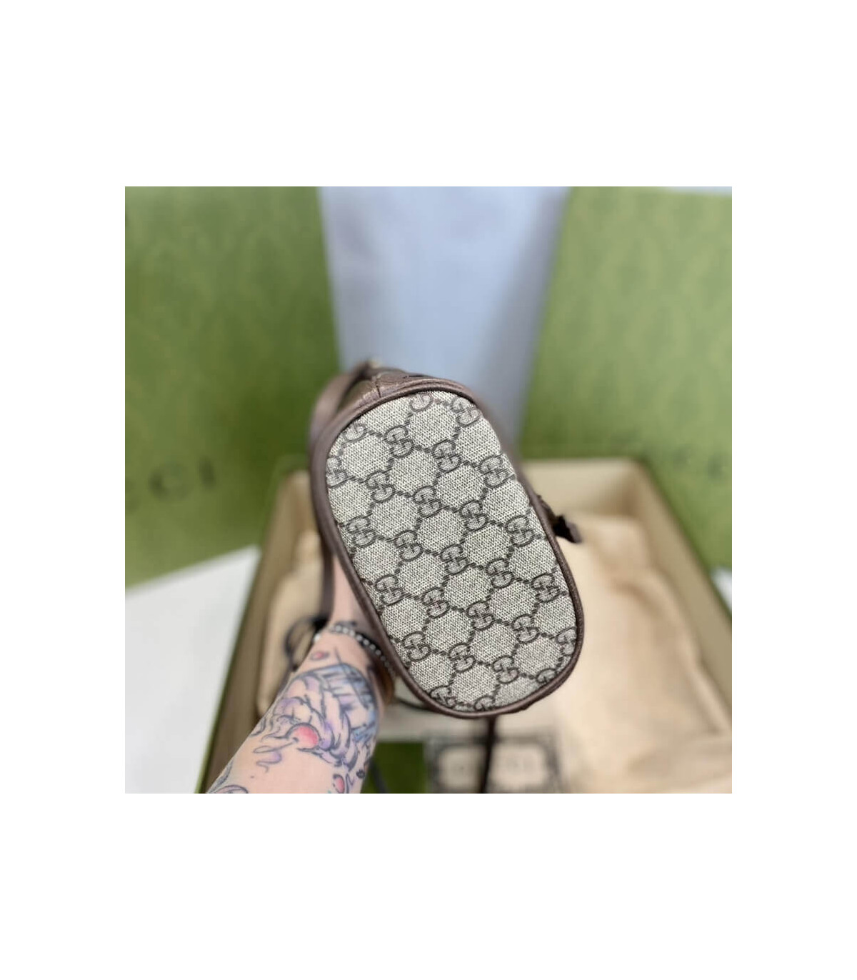 Gucci Ophidia Mini GG Bucket Bag