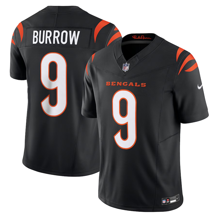 Cincinnati Bengals 9# Joe Burrow  Vapor F.U.S.E. Limited Jersey