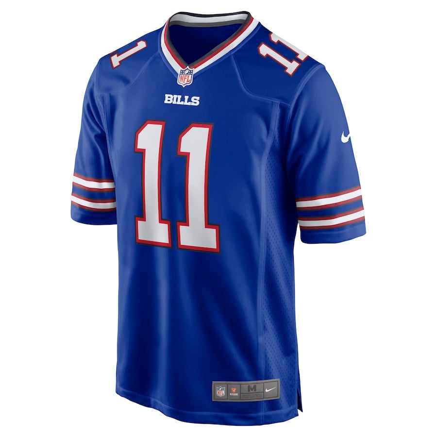Mitchell Trubisky 11 Buffalo Bills Game Men Jersey - Royal