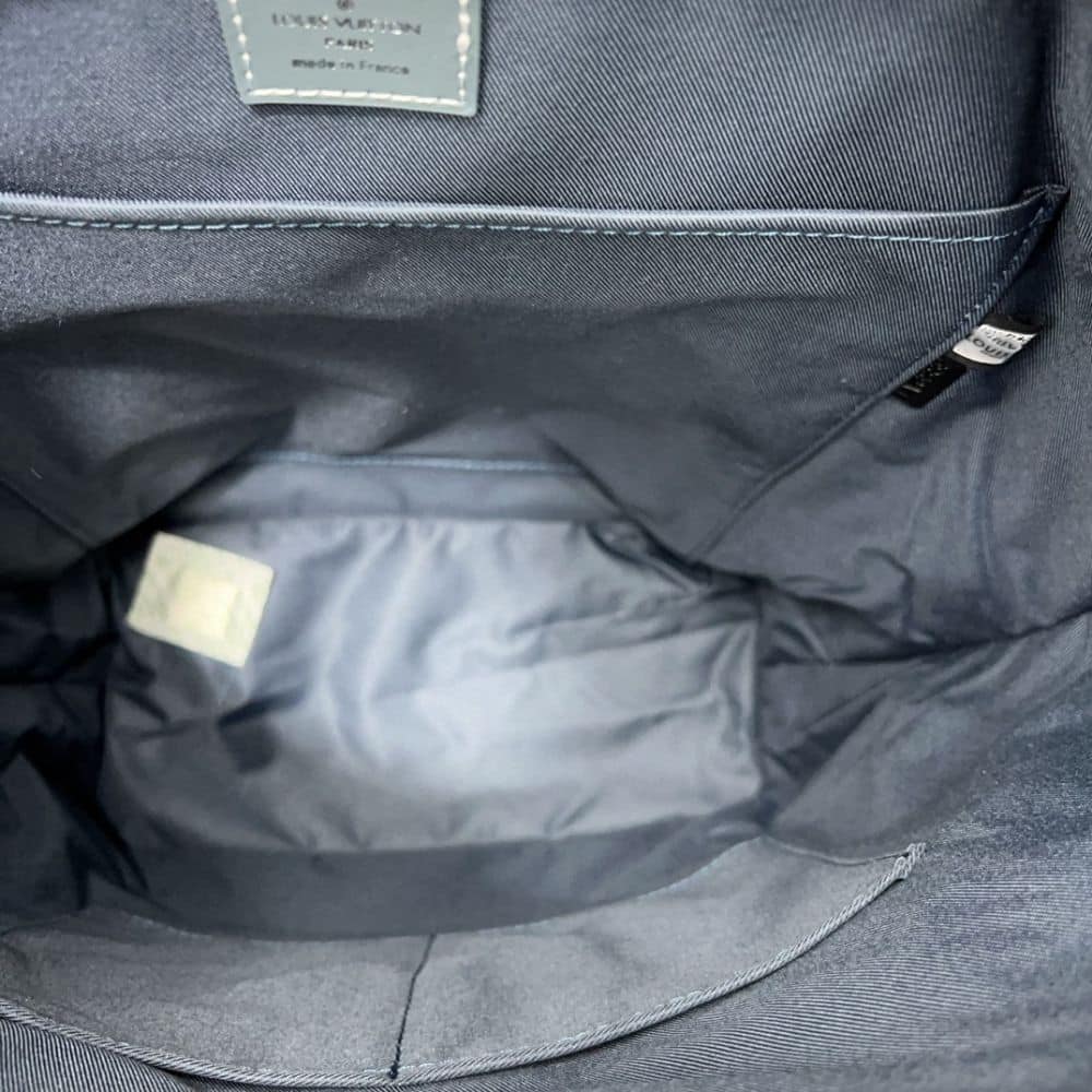 Louis Vuitton Montsouris Backpack Monogram Wash Denim Blue 40Cm M22534