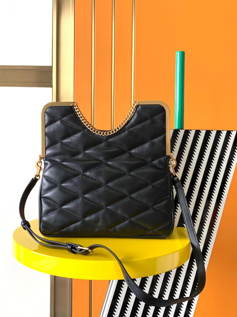 Saint Laurent The 87 Bag Quilted Black 25Cm