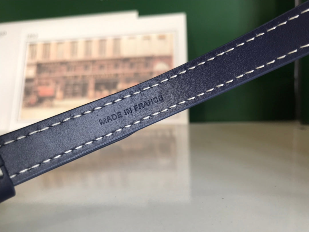 Goyard Muse Vanity Case 20 Cm Navy Blue Goyardine Canvas