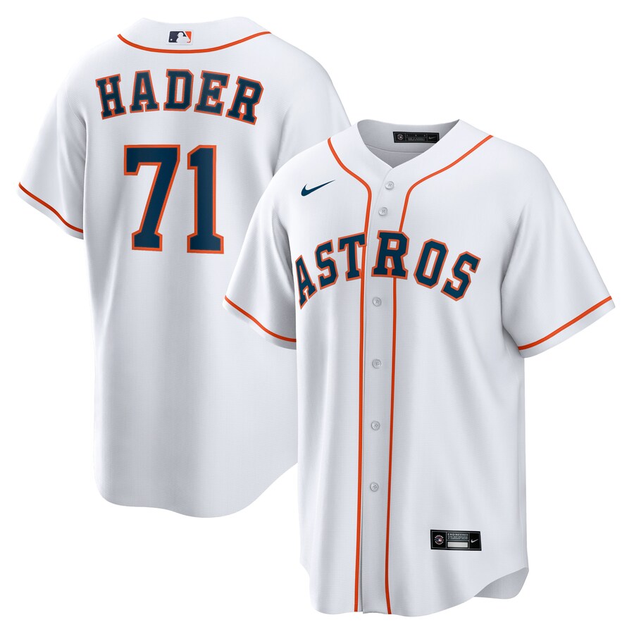 Josh Hader Houston Astros Home Player Jersey White