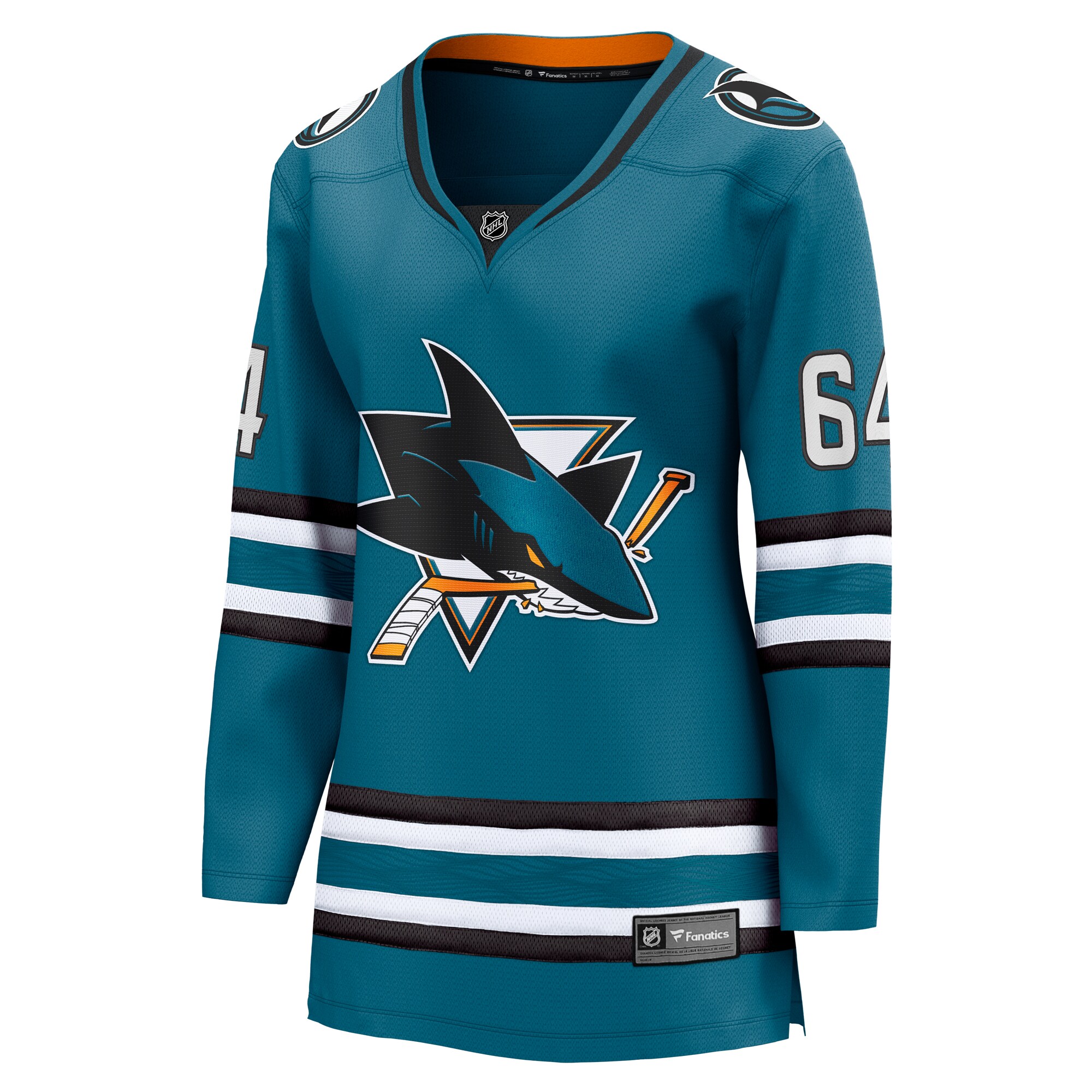 Mikael Granlund San Jose Sharks Fanatics Women’s Home Breakaway Player Jersey – Teal