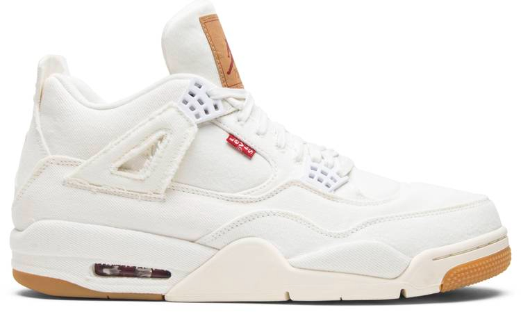 Levi s x Air Jordan 4 Retro White Denim AO2571-100