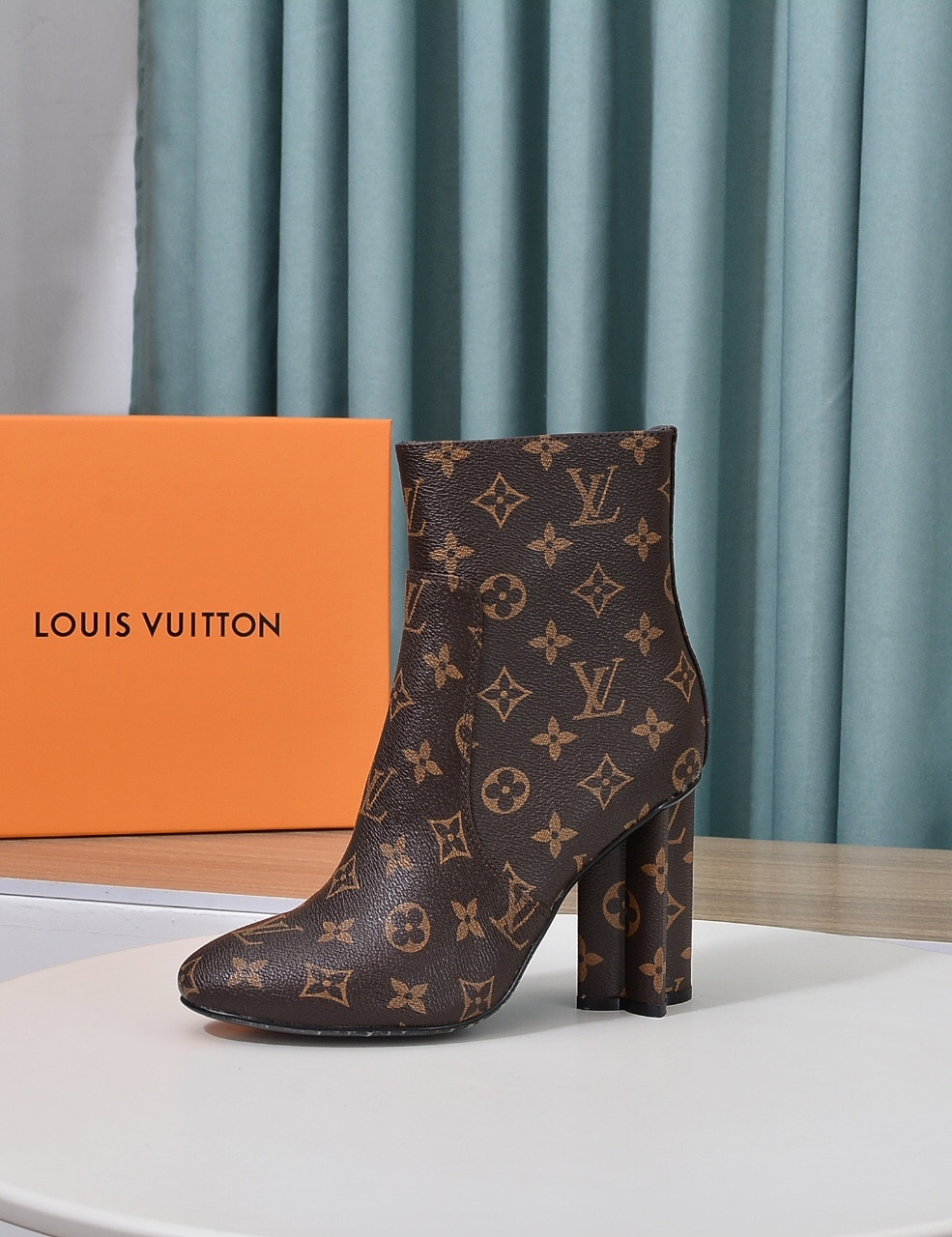 Louis Vuitton Silhouette Ankle Boot Monogram Brown