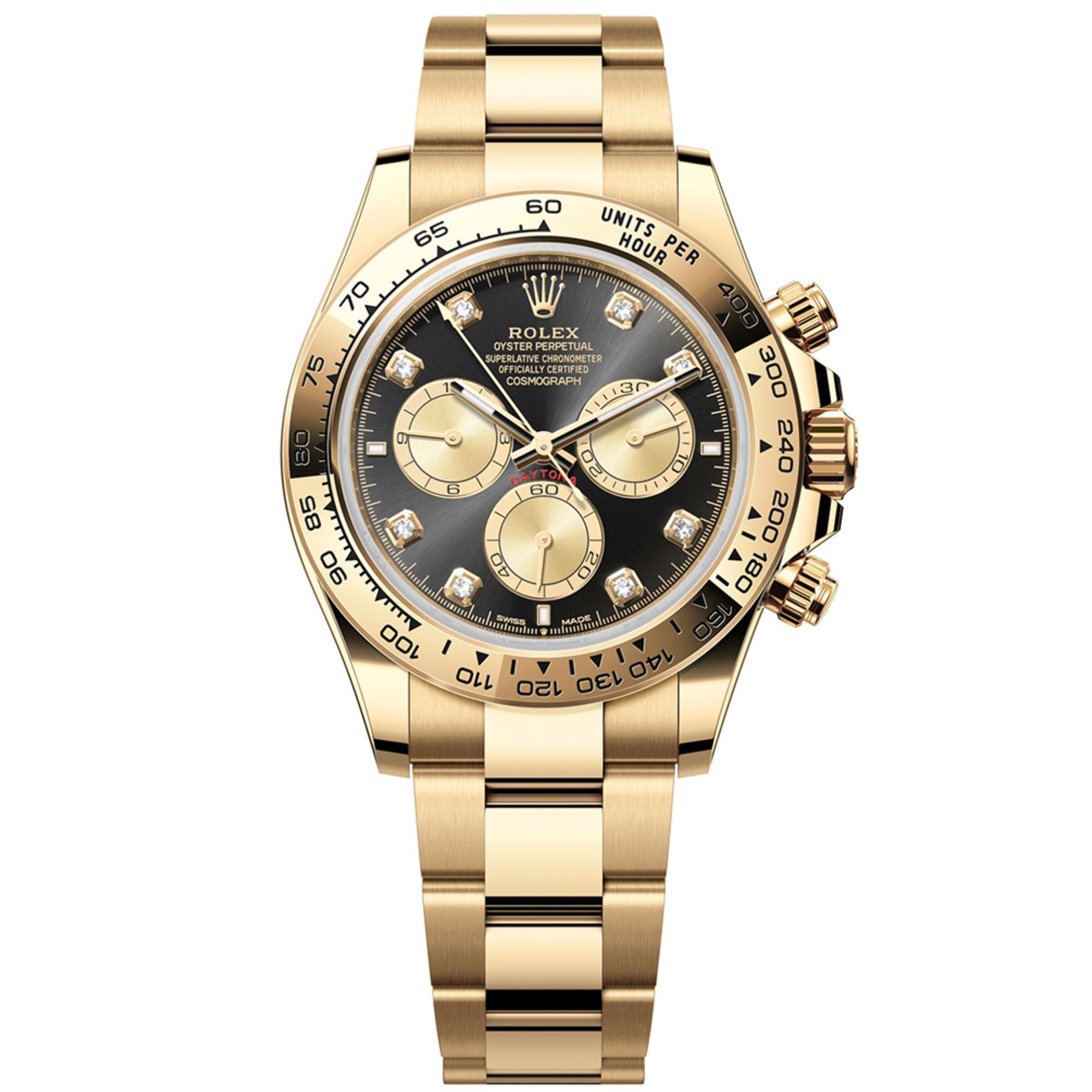 Rolex Daytona 40 mm Bright black Dial 126508