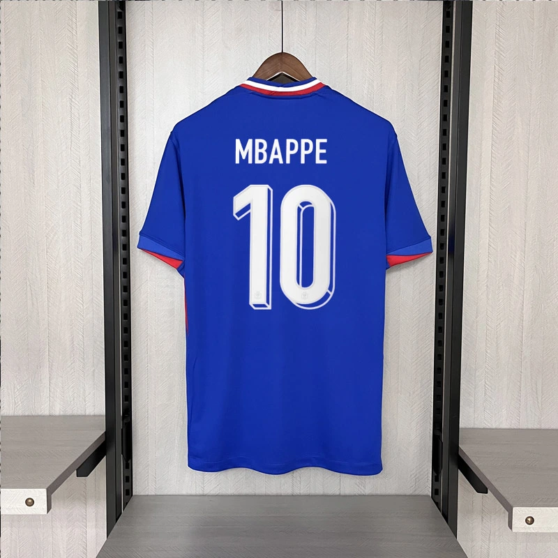 2024-25 France home CAMAVINGA  GRIEZMANN GIROUD MBAPPE DEMBELE T. HERNANDEZ Football jersey