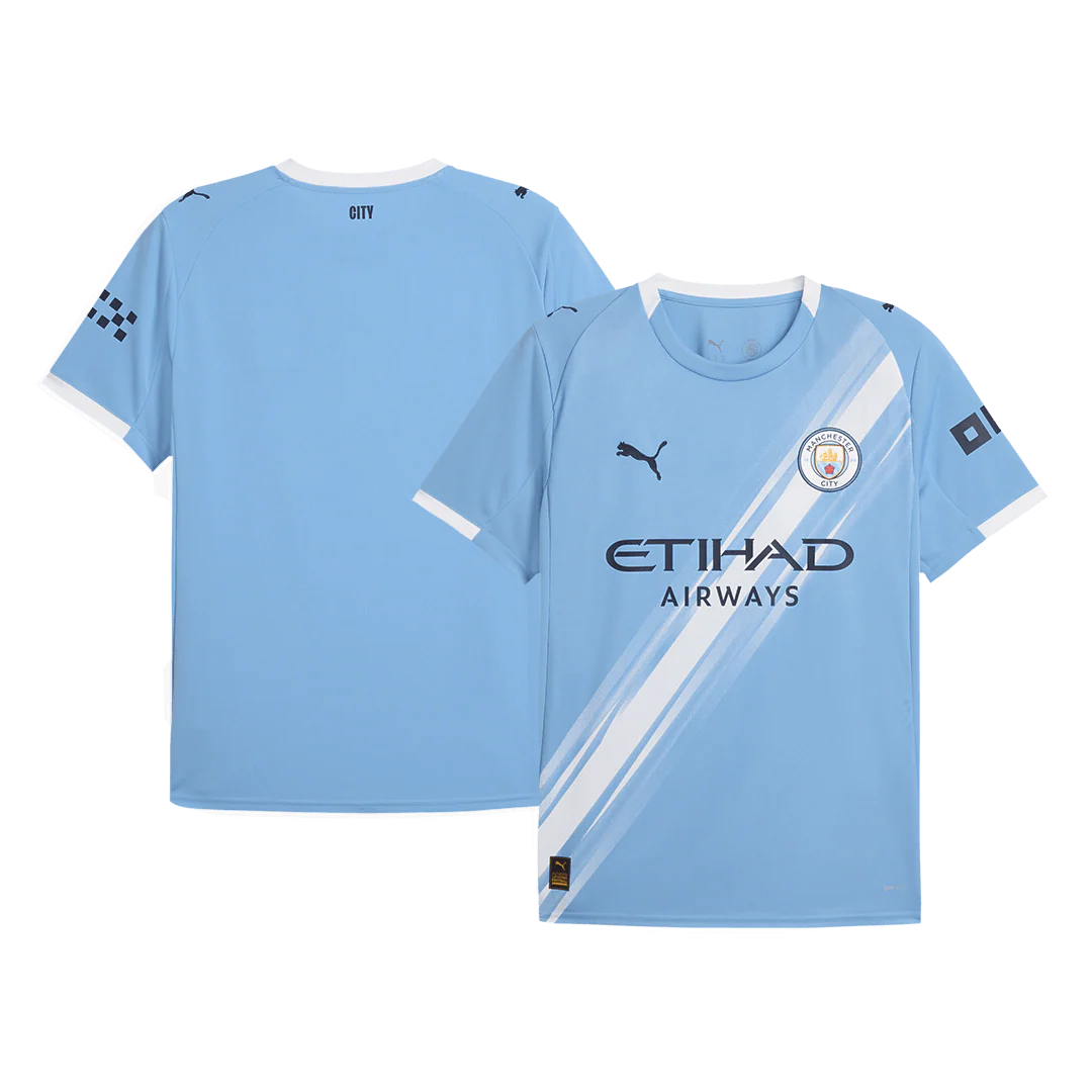 Manchester City Home Soccer Jersey 2025/26 Blue