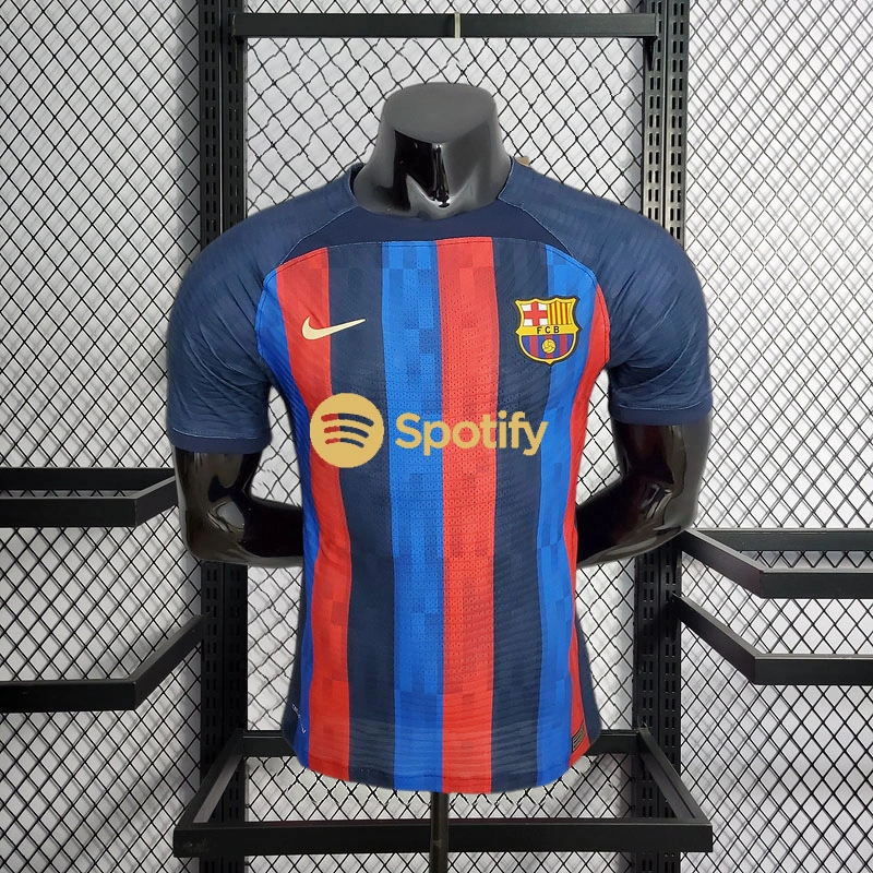 Player 2022-23 Barcelona Home LEWANDOWSKI O.DEMBELE PEDRI PATRI JORDI ALBA Football jersey