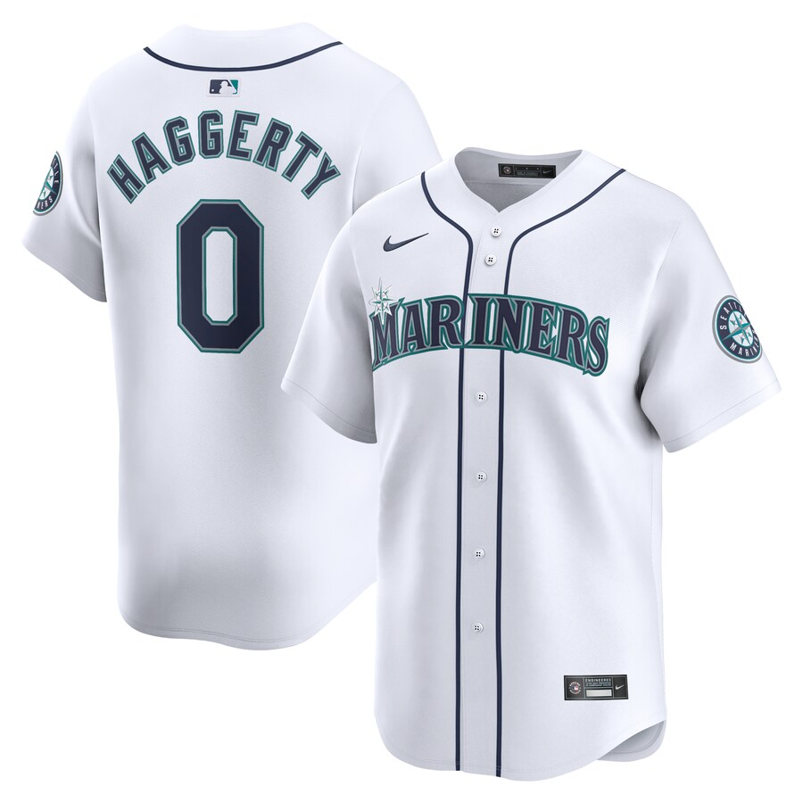 Sam Haggerty Seattle Mariners Home Limited Player Jersey White