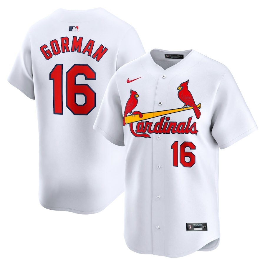 Nolan Gorman St. Louis Cardinals Home Limited Player Jersey White