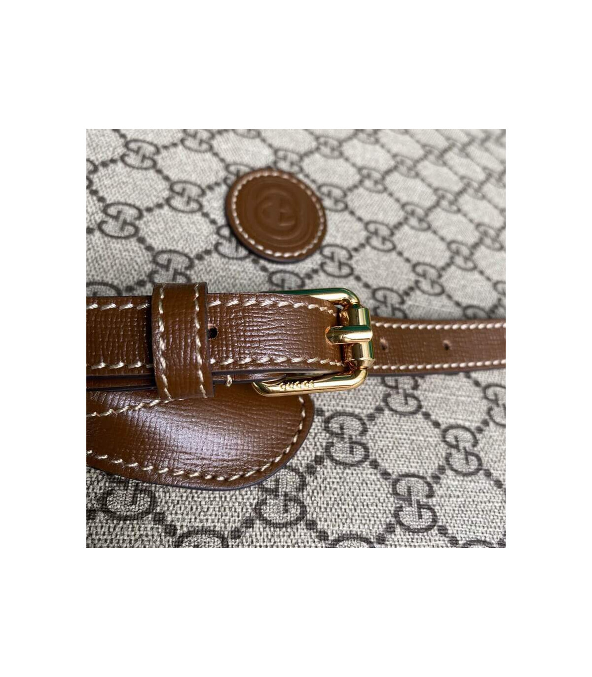 Gucci Tote Bag Small GG Supreme Marrone 31cm