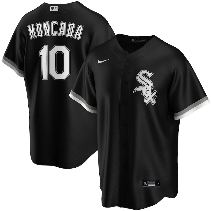 Yoan Moncada Chicago White Sox Youth Alternate Player Jersey Black