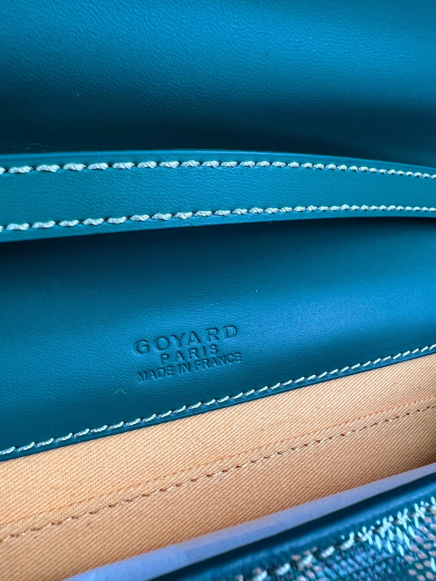 Goyard Monte-Carlo Pm Clutch 25cm Green Goyardine Canvas
