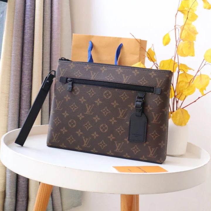LV N40505 Takeoff Pouch Damier Infini Leather 179427