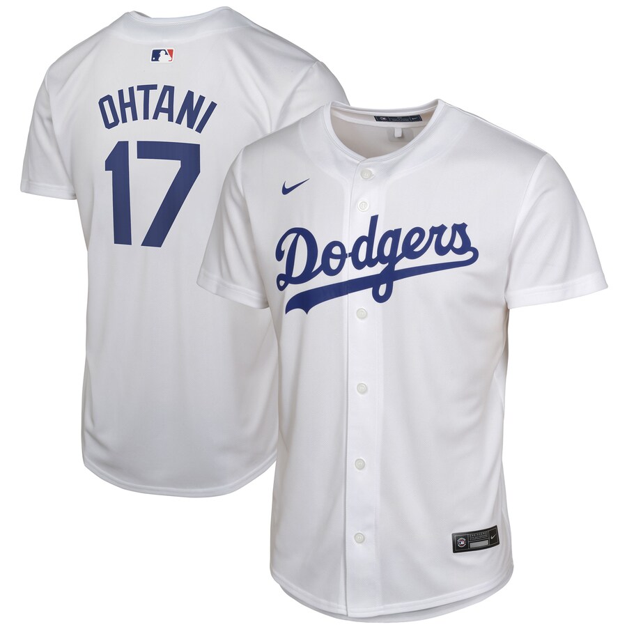 Shohei Ohtani Los Angeles Dodgers Youth Home Player Game Jersey White
