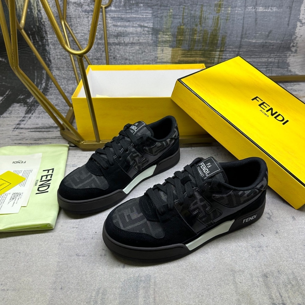 Fendi Match Sneakers Black 7E1688Aq6If1R71