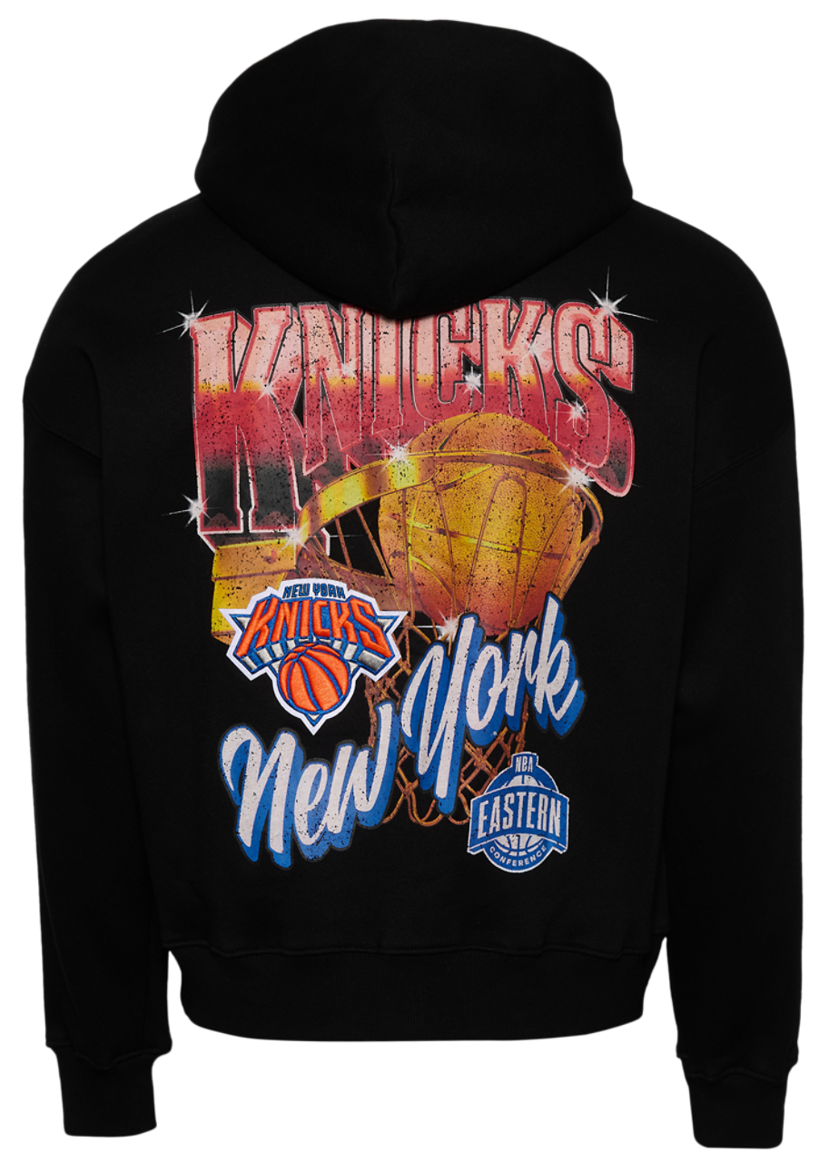 Pro Standard Knicks Gold Hoops Pro Full-Zip Hoodie