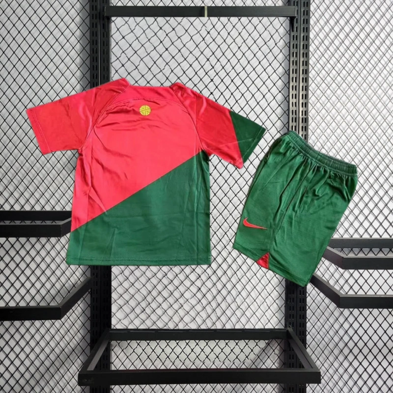 2022-23 Portugal Home KIDS Football jersey