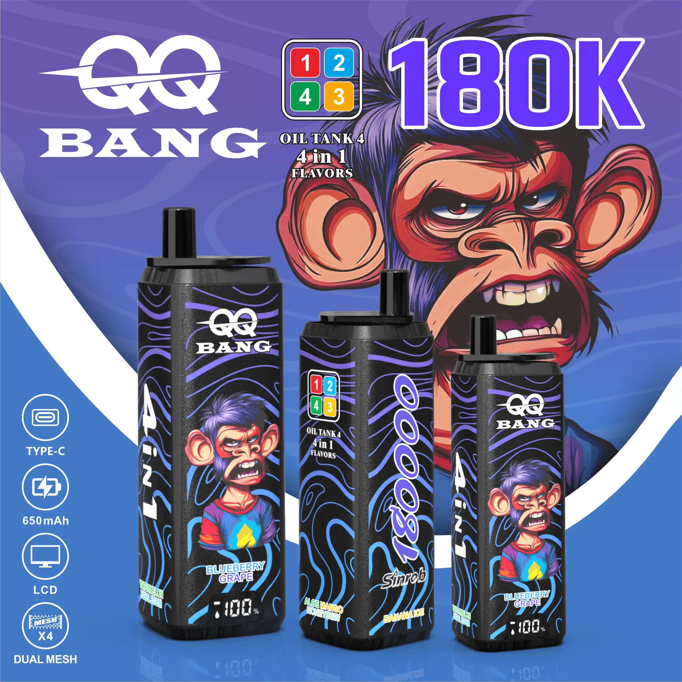 QQ Bang 180K Disposable Vape
