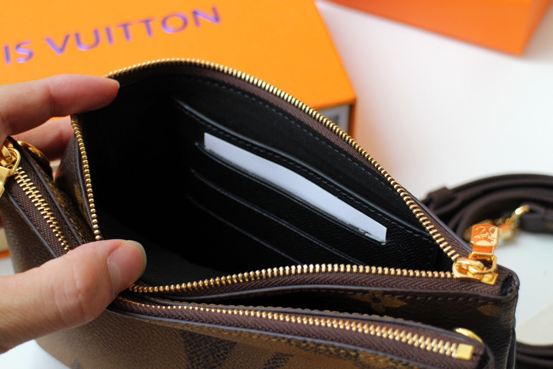 Louis Vuitton Double Zip Pochette 20Cm