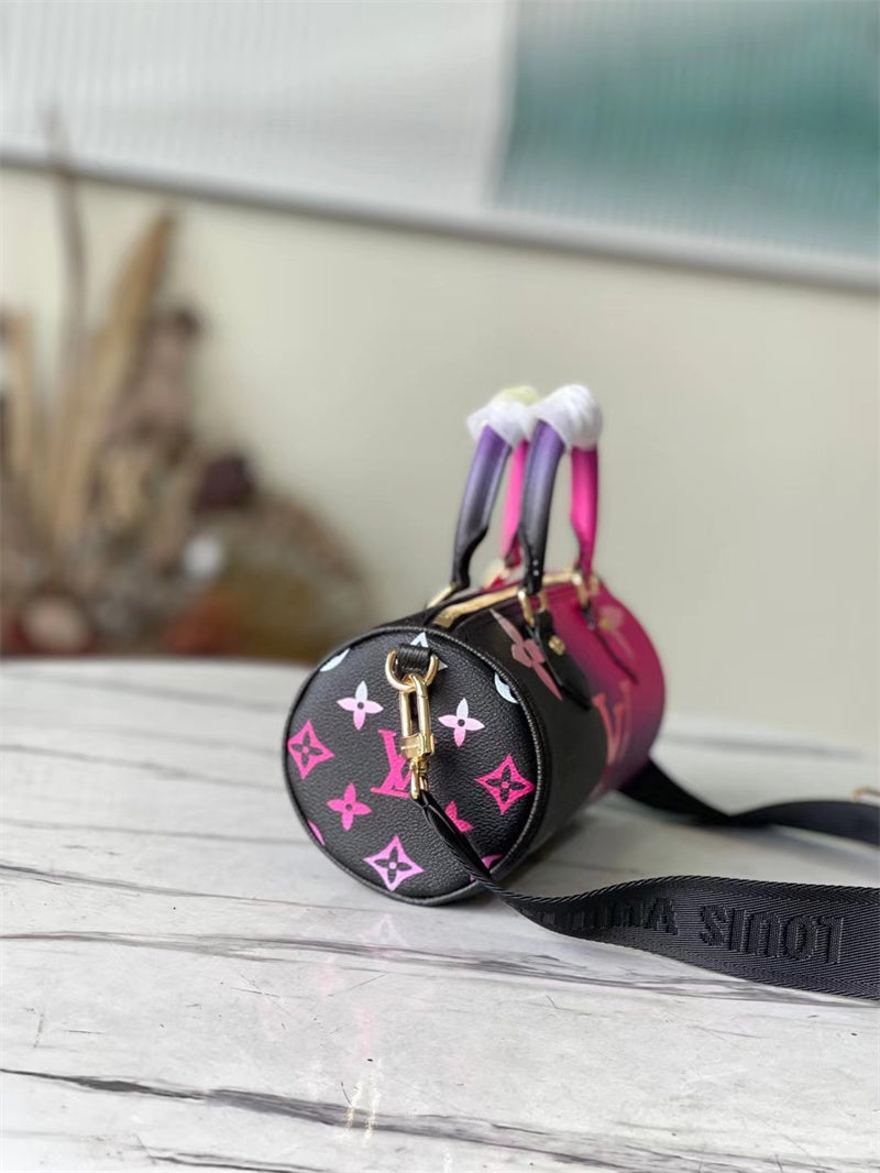 Louis Vuitton Papillon Bb 20Cm Midnight Fuchsia