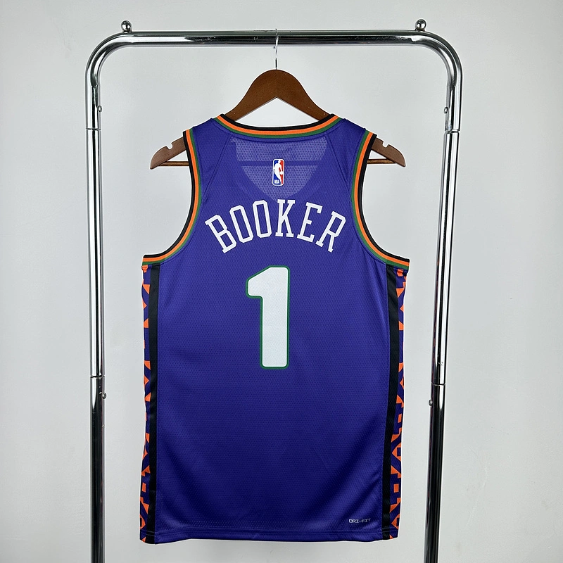 2025 NBA Phoenix Suns 1 BOOKER Basketball Jersey