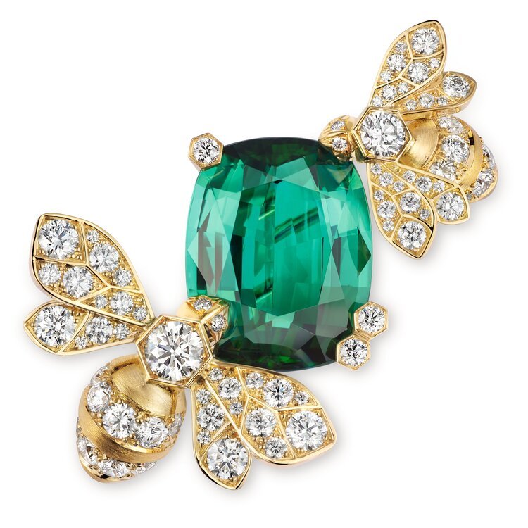 Bee-themed brooch