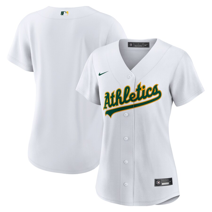 Oakland Athletics Women's Home Blank Jersey White