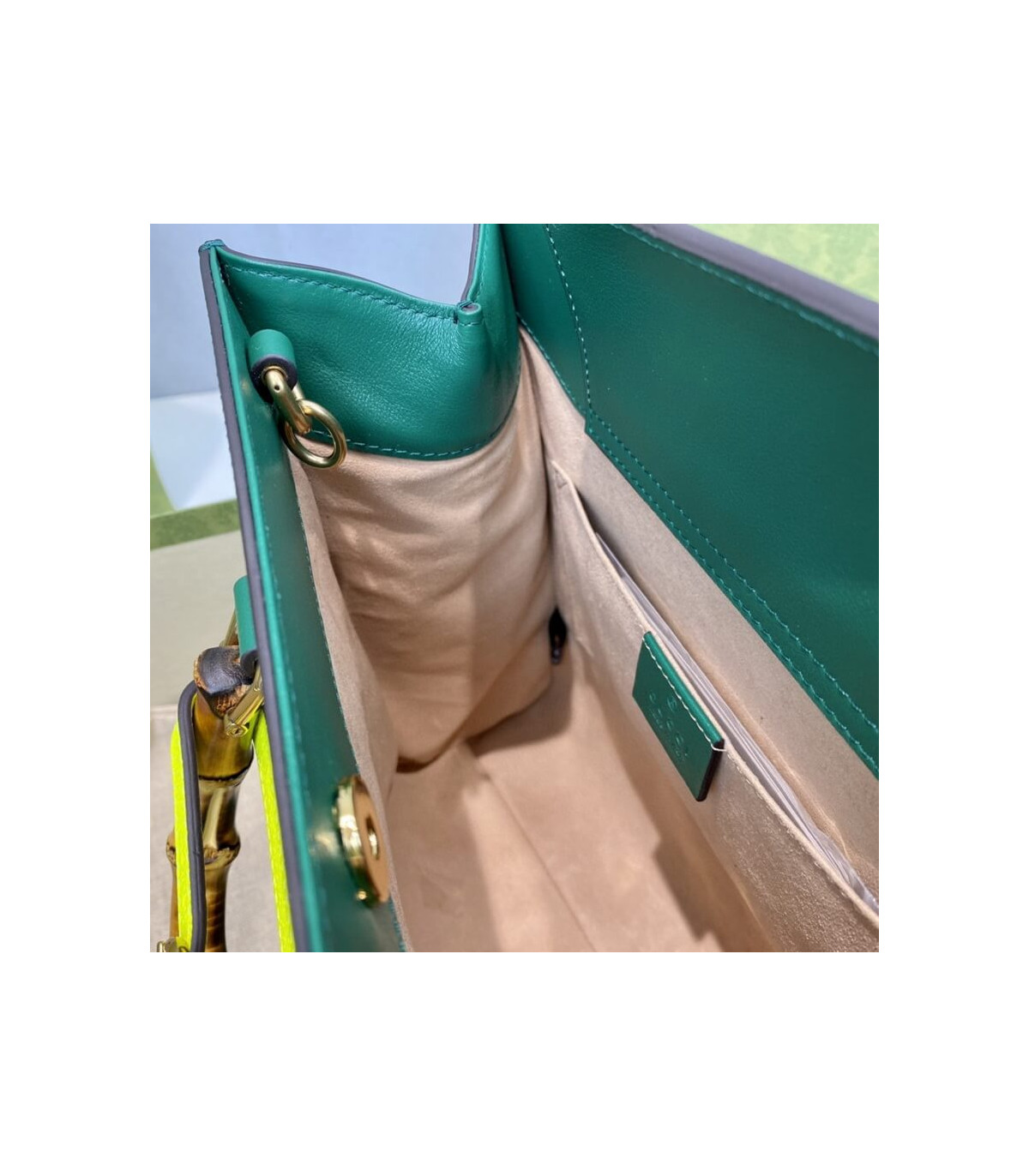 Gucci Diana Small Tote Bag Green