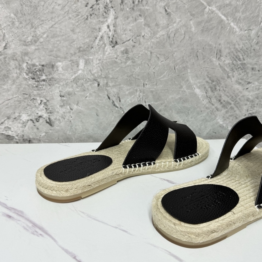 Hermes Antigua Espadrille Noir H231000Zh02440