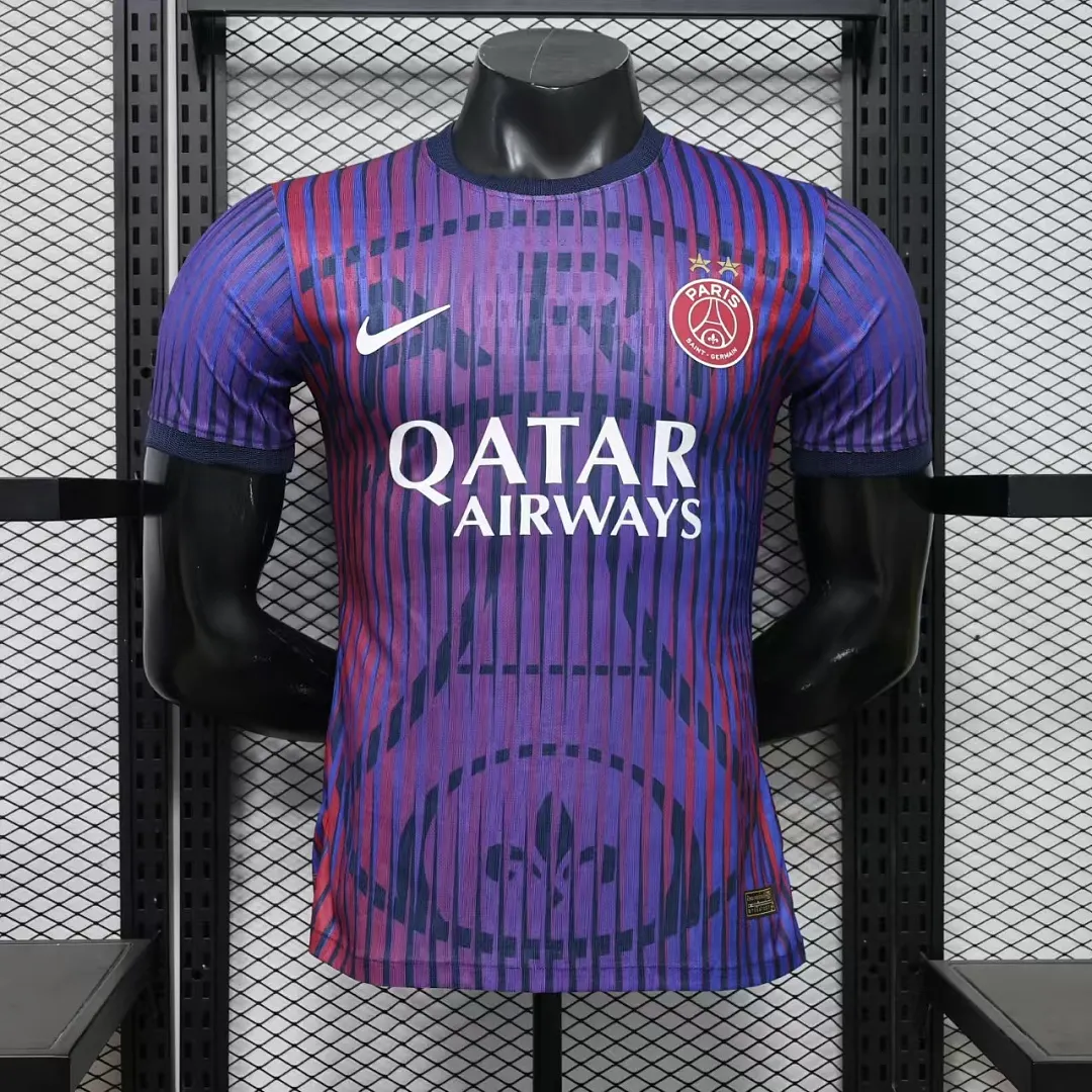 2026/27 Ligue 1 Paris Saint-Germain Team Purple Away Football Jersey Player Version - JerseyFun