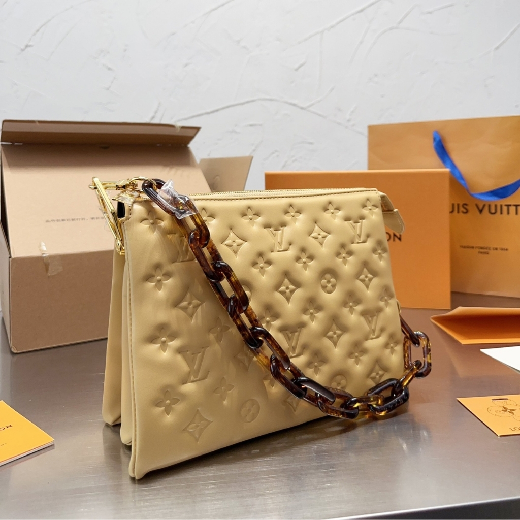 Louis Vuitton Coussin PM Bag Yellow 26cm M22335