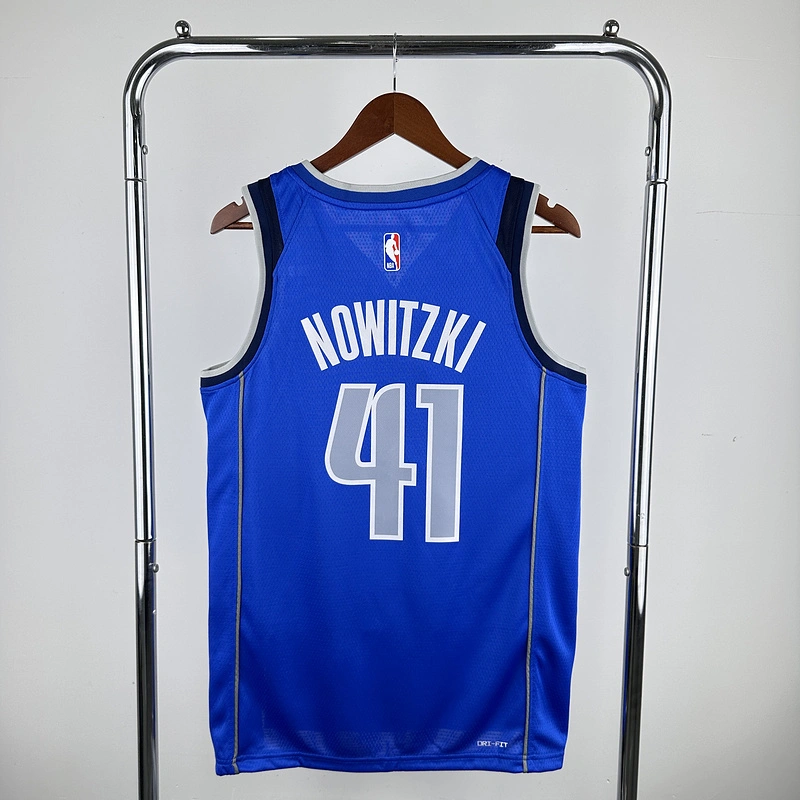 2023 NBA Dallas Mavericks 41 NOWITZKI Basketball Jersey