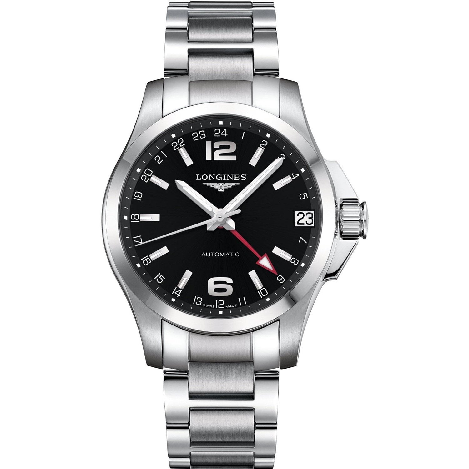 【Super Clone】Longines Men's L3.687.4.56.6 Conquest Stainless Steel Watch