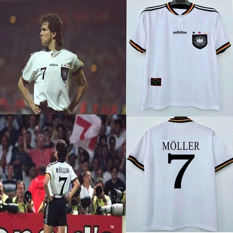 Reteo 1996 germany home MOLLER #7 Klinsmann #18 KUNTZ #11