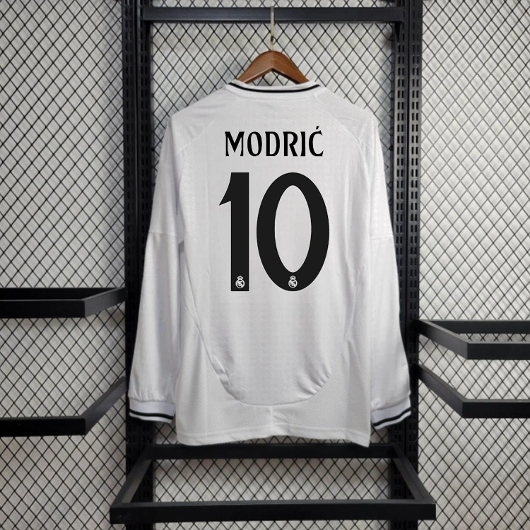 2024-25 Real Madrid Home Long Sleeve  MODRIC VINI JR. BELLINGHAM CARVAJAL Football jersey