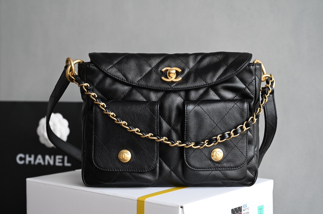 Hippie bag Black small