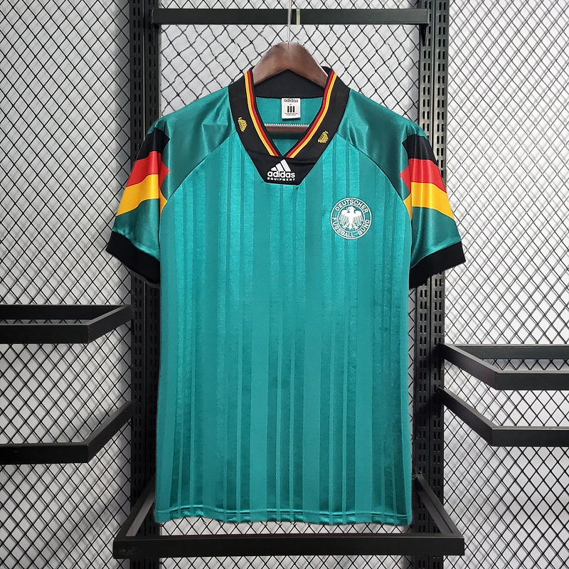 Retro 1992 Germany away Völler  Football jersey retro