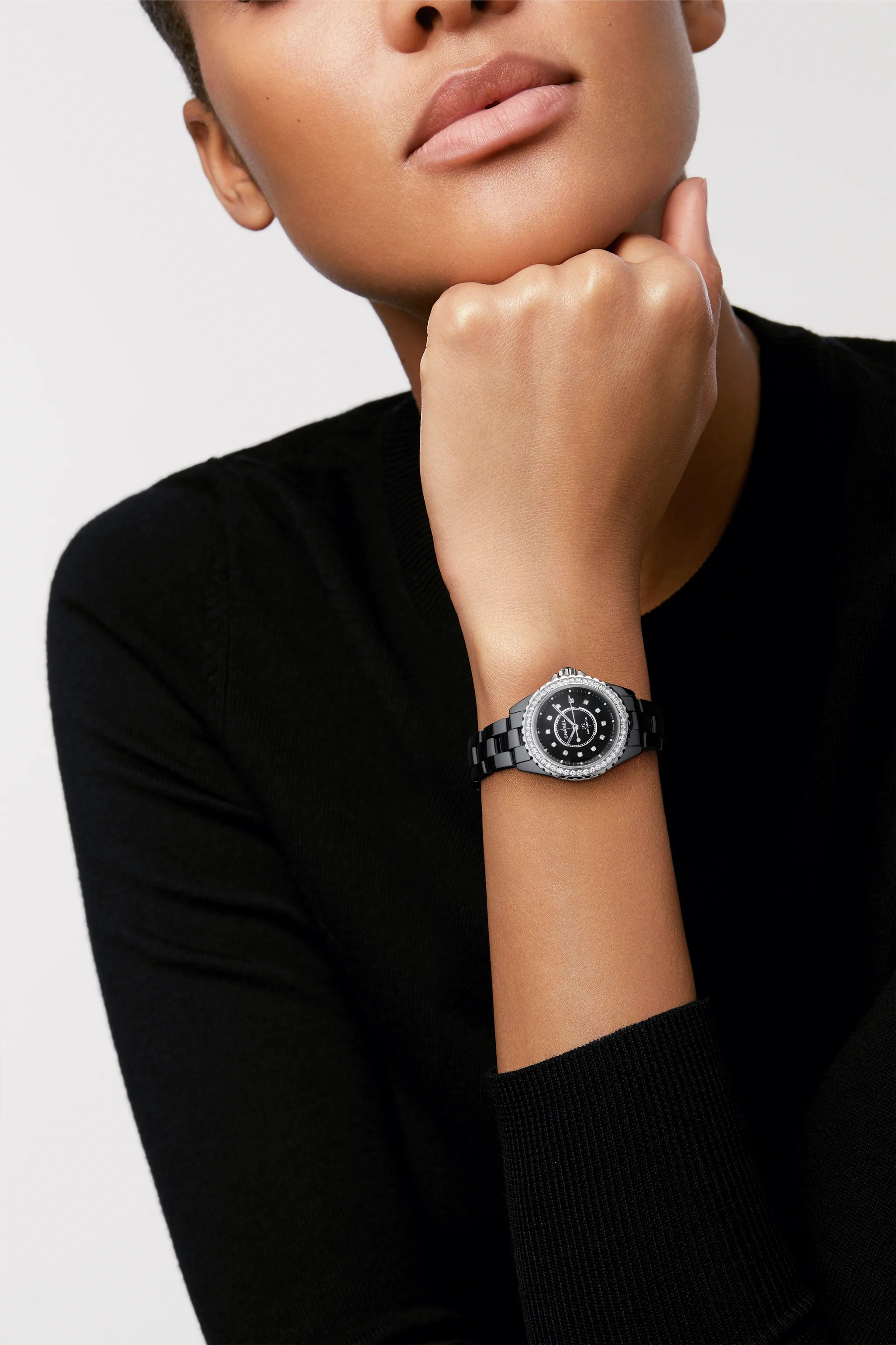 Chanel J12 Watch Diamond Bezel Calibre 12.2 – 33mm Black Dial