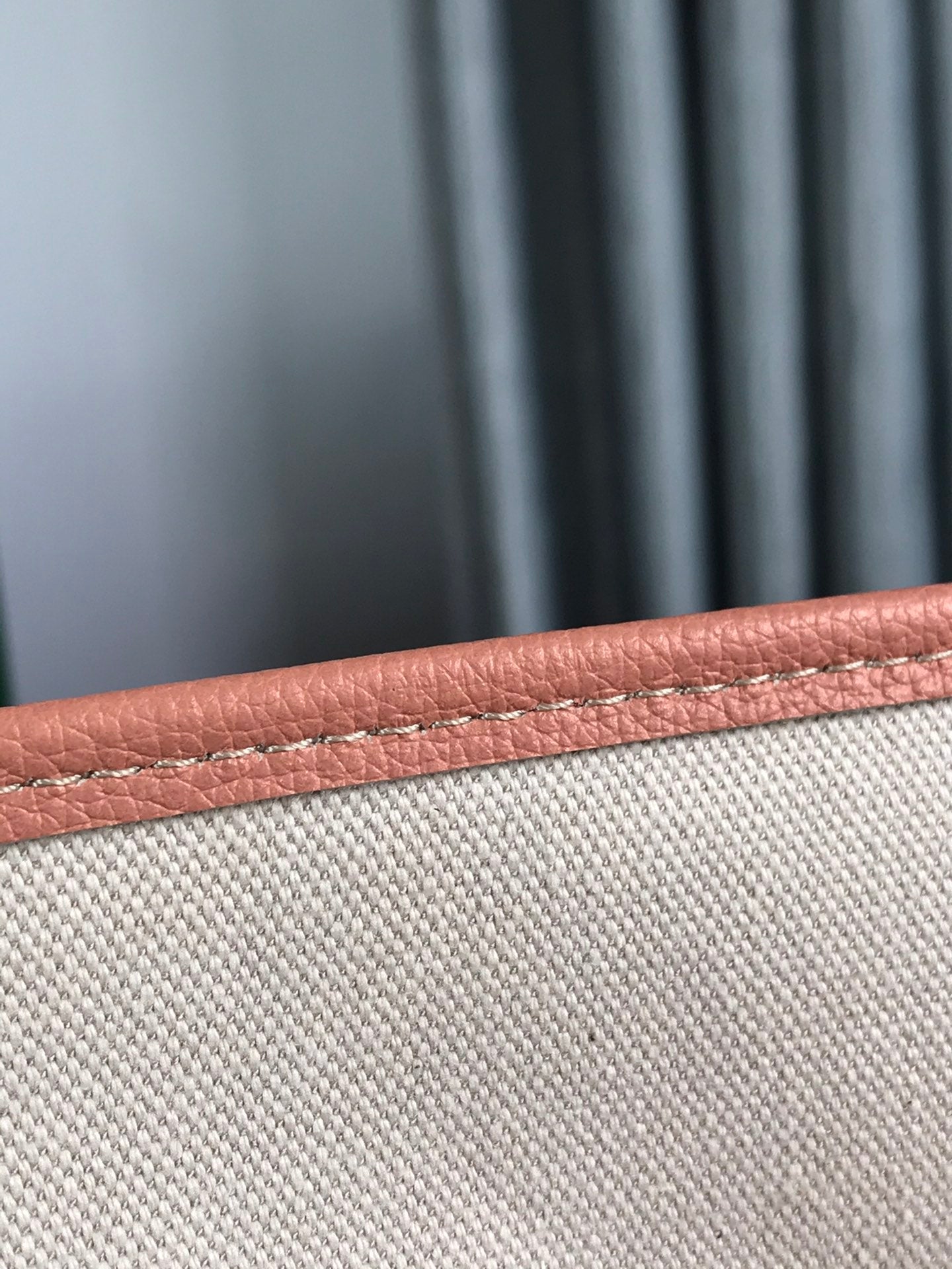 Goyard Saint Louis Gm Bag 40Cm Pink Canvas Chevroches Calfskin