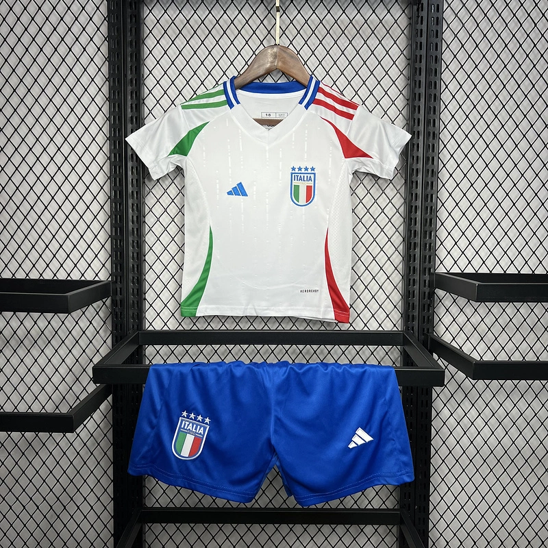 2024-25 Italy Away kids Football jersey