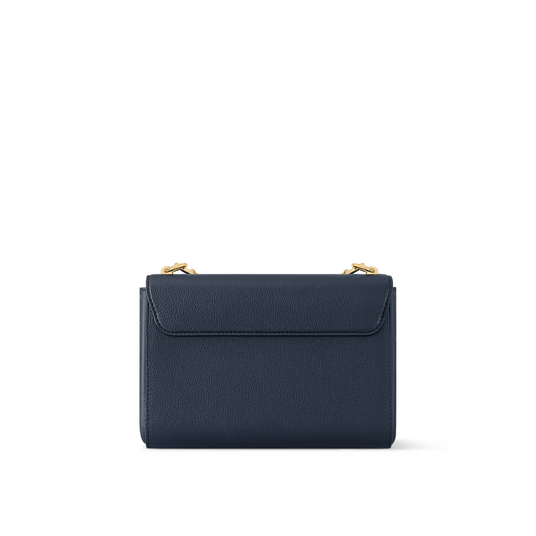 Louis Vuitton Twist MM Slim Medium Navy Taurillon Leather Shoulder Bag 23cm/9.1in M14342