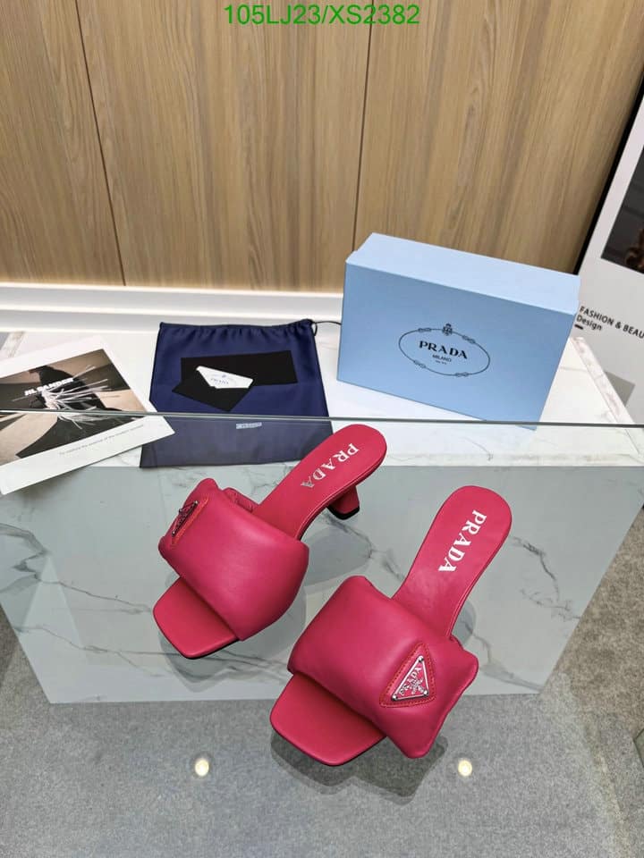 Prada Soft Padded Nappa Sandals