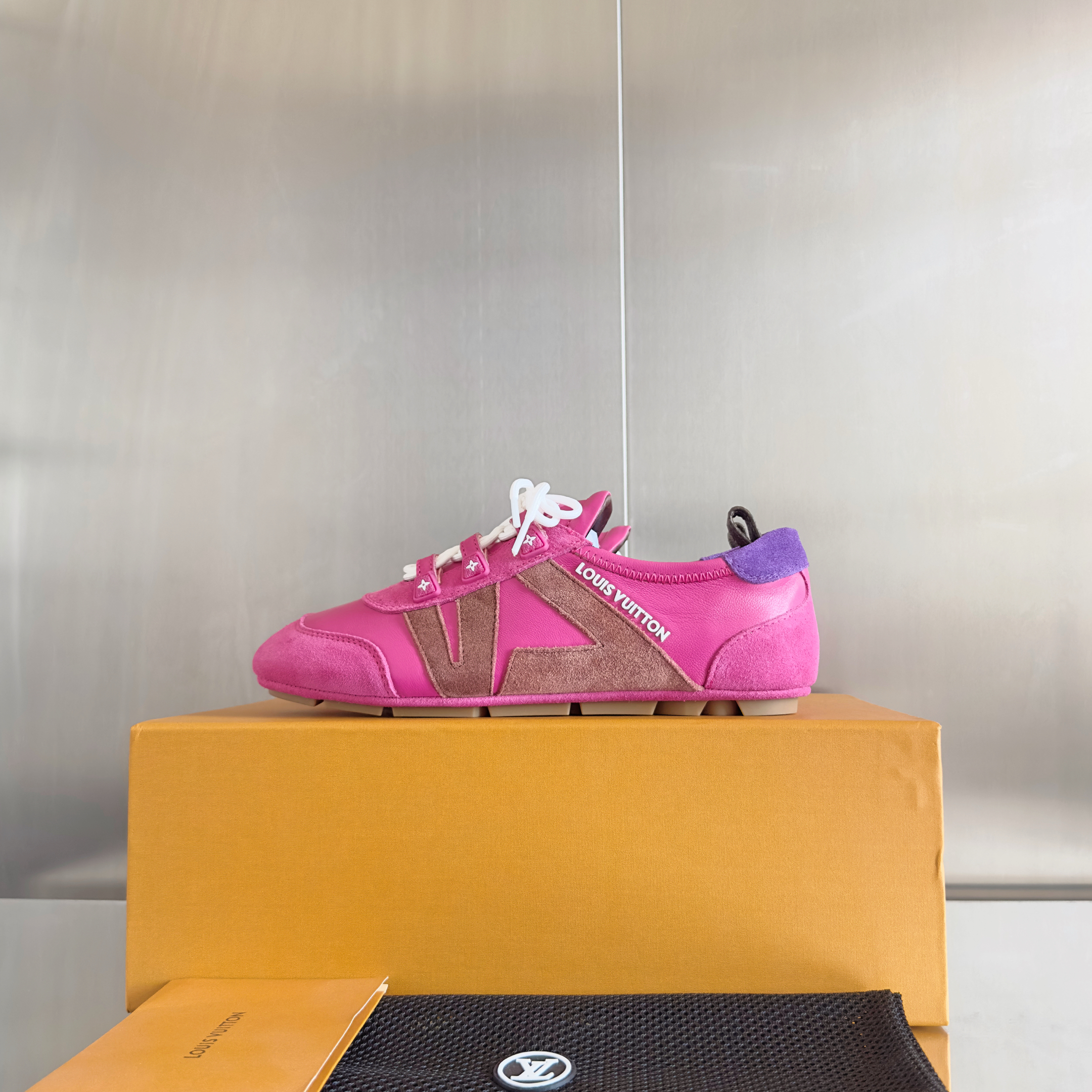 Louis Vuitton Sneakerina Pink & Purple – Women’s Ballet-Inspired Slim Sneakers