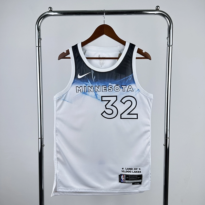 2025 NBA Minnesota Timberwolves 32 TOWNS Basketball Jersey