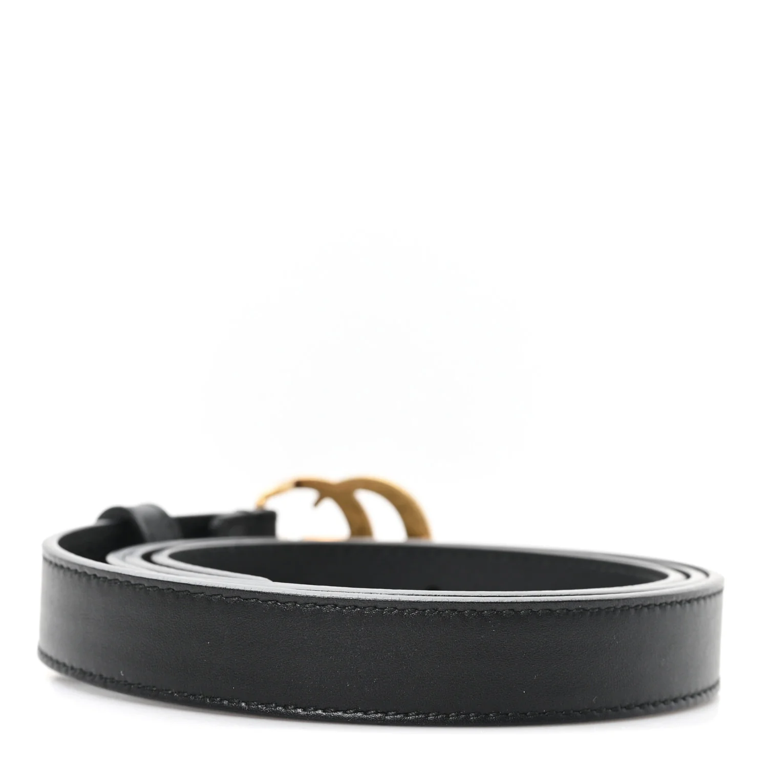 Calfskin Double G 20mm Belt 95 38 Black