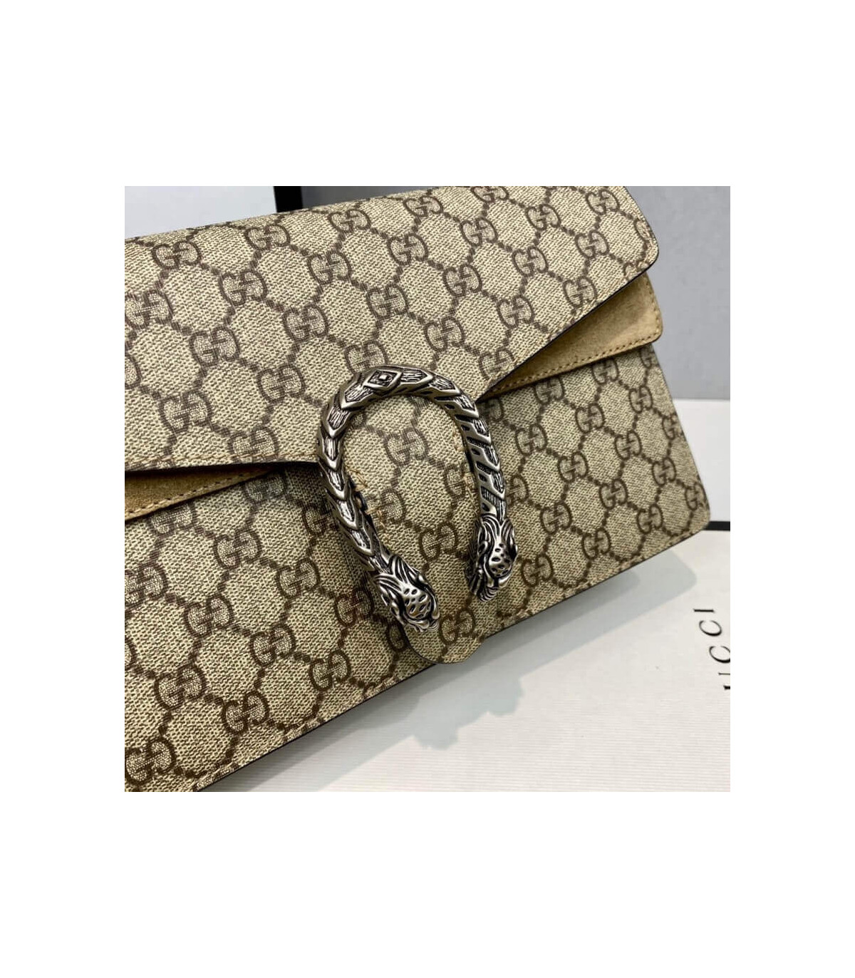 Gucci Dionysus Small GG Shoulder Bag Apricot